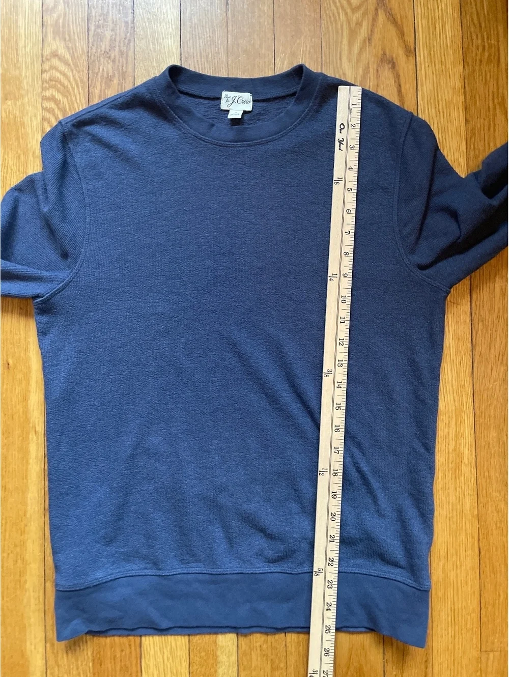 J.Crew Knit Long Sleeve Crewneck Pullover Slate Blue Men's Small